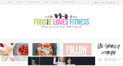 Desktop Screenshot of foodielovesfitness.com