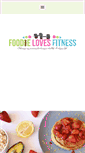 Mobile Screenshot of foodielovesfitness.com